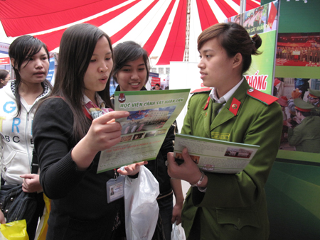 Chỉ tiêu tuyển sinh vào các trường khối Công an nhân dân năm 2014